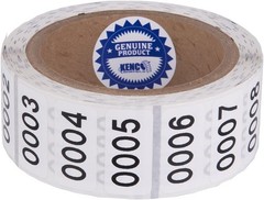 Consecutively Numbered Labels – 1.5×0.75 Inches, 1,000 Roll