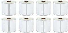 Direct Thermal Blank Shipping Labels 4 x 6 inch for Zebra (8 rolls) 1760 labels