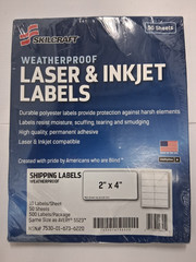 1000 SKILCRAFT Printer Shipping Labels 2″x4″ 10 Labels/Sht 100 Sht BX