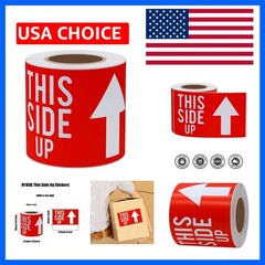 3×5 Inch This Side Up Warning Stickers for Shipping and Packing Total 100 Per…