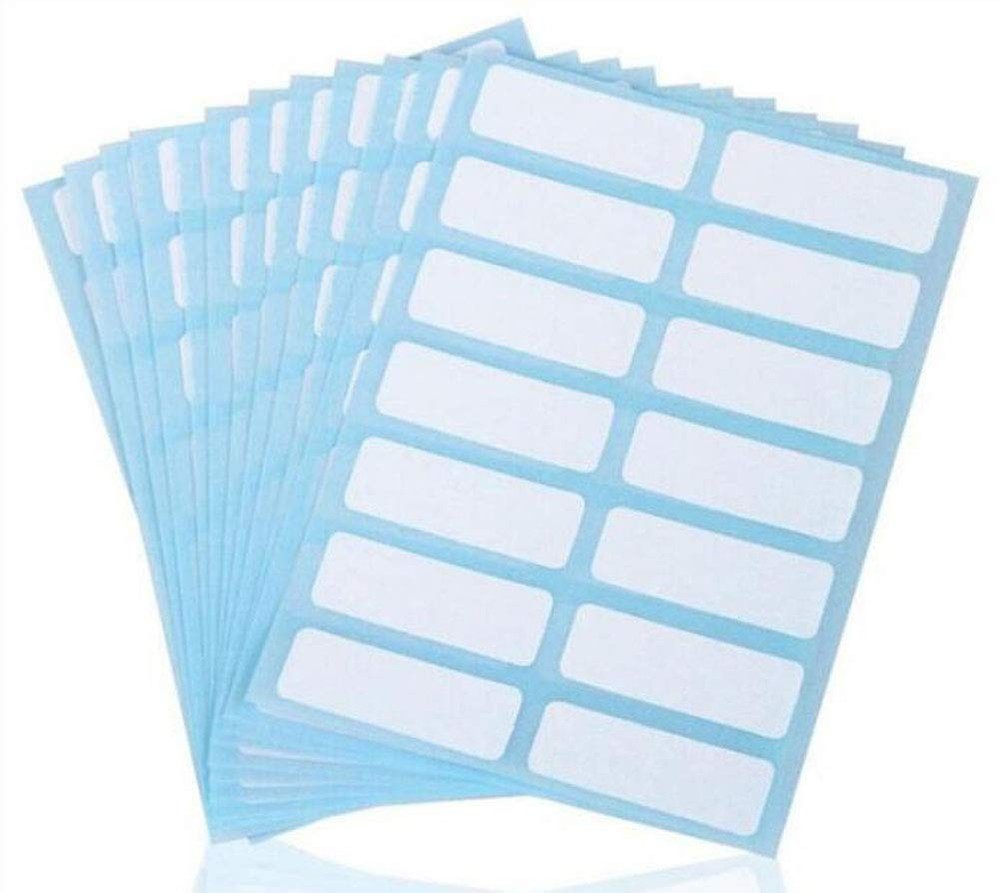 336 Packs Name Label Stickers White Rectangle Self Adhesive File Folders Labe…