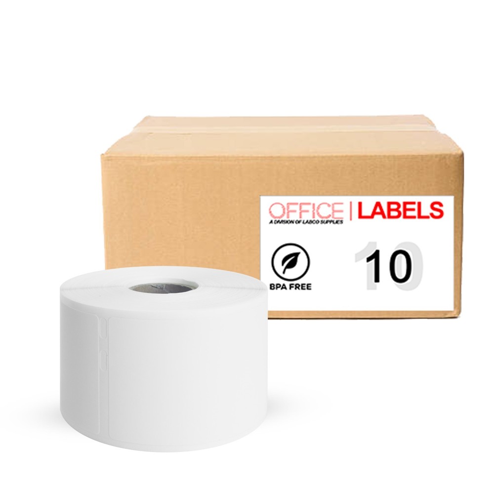 Replacement for Dymo Veterinary 1-15/16 x 3-1/2 (49mm x 89mm) 10 Pack