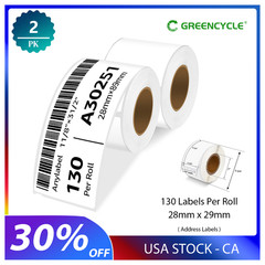 2ROLLS 1-1/8″ x 3-1/2″ Address Label for Dymo 30251 LabelWriter 400 Twin Turbo