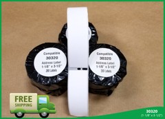 30320, 4 Rolls Dymo Compatible Address Labels, Each 1 1/8″ Height X 3 1/2″ Width
