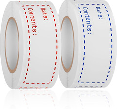 320Pcs Removable Freezer Labels, 1 X 3 Inch Food Storage Stickers Food Labels, R