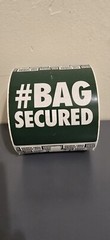 (2000) Bag Secured Food Delivery Security Tamper Evident Seal Label 4″ x 6″