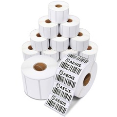 Aegis Adhesives Thermal Labels 15600 Count 12 Rolls
