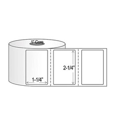 1000/Roll 2.25 x1.25 Direct Thermal Barcode Labels Zebra LP2824 TLP2824 LP2844