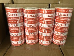 2 x 3 Handle with Care This Side Up Fragile Stickers Adhesive Label 500 Per Roll
