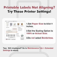 2″ round Label Stickers for Inkjet or Laser Printer, Glossy White, 360 Printa…