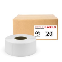 Replacement for Dymo 30373 7/8 x 15/16 (22mm x 24mm) 20 Pack