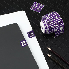1 500 Pcs 2026 Year Stickers File Folder Labels Rectangle Coded Colored Year St