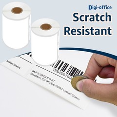Compatible with DYMO 1744907 (4″ x 6″) Shipping Label Strong Adhesive Perforated