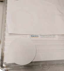 3″ Round Labels – Pack of 1500 Circle Stickers, 250 Sheets – Inkjet/Laser Printe