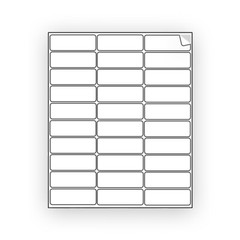 (450) 1 x 2 5/8 “EcoSwift” Laser Address Shipping Adhesive Labels 30 per sheet