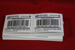 300 NEW USPS TRACKING LABELS. SHIP FROM HOME USING REGULAR POSTAGE