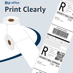 20 Rolls 250 Labels 4X6 Direct Thermal for Zebra LP 2824 2844 2442 Eltron ZP450