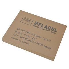 200 Sheets 1″x2 5/8″ 30UP Address Shipping Mailing Labels Self-Adhesive Stickers