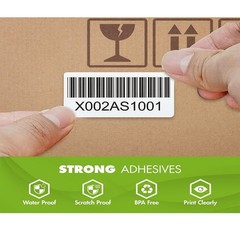1-6 Rolls Thermal Labels 4″x2″ UPC Barcodes Address Shipping Labels For Zebra