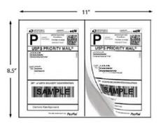200 Shipping Labels Blank Self Stick Paper for printing USPS UPS eBay Postage