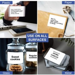 Premium Shipping Address Mailing Labels 4 x 3 1/3 6 Labels Per Sheet (6 UP)