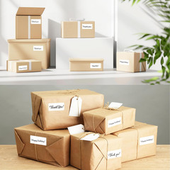 2″X1″ Thermal Sticker Labels, White Self-Adhesive Barcode Label Paper for Direct
