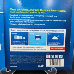Avery 15264 TrueBlock Shipping Labels 3 1/3″ x 4″, Laser Inkjet, 60 Labels