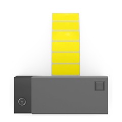 300 Rolls – 4″ x 6″ Thermal Transfer Shipping Labels Yellow 1000/RL for Shipping