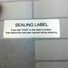 Security Seal Tamper Proof Void Security Warranty Stickers ,Sealing Label 300pcs