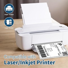 50-4000 Premium 8.5″X5.5″ Half Sheet Self Adhesive Shipping Labels Laser Inkjet