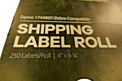 ONYX 250 Thermal Shipping Label 2 Roll 4″ 6.1/4 Dymo 1744907 500 Labels Address