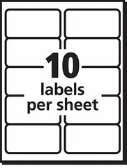 100 Avery 5963/5163/8163/5263/95945 Address Mailing Shipping Labels 2” x 4”