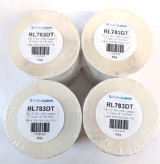 New Lot of 4 Online Labels 4″ x 3″ Thermal Labels RL783DT 2000 Labels