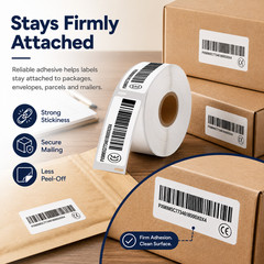 10Roll DYMO LW 30336 Compatible Return Address Label 1″ x 2-1/8″ 500 Labels/Roll