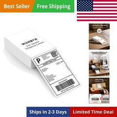 4″x6″ Direct Thermal Shipping Labels, Commercial Grade Permanent Adhesive Fan…