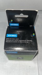 DYMO 30327 LabelWriter 1-UP File Folder Labels 9/16 x 3 7/16 White 130/Roll x 2