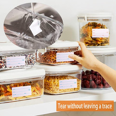 2 Rolls 1000 Pieces Removable Food Labels, 1 X 2 Inch | Date Stickers for Freeze