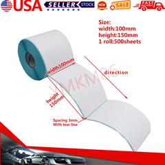 4×6″ Direct Thermal Shipping Labels Self-Adhesive Paper,500 Per Roll