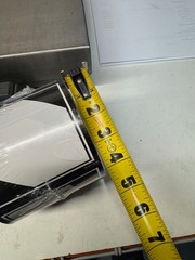 Tape Logic “Regulated” Labels 4-1/4″ x 4-1/4″ Black/White, 500/Roll #DL5240 New