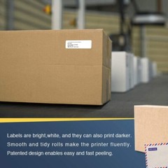 30PK 17mm*54mm DK-1204 Multi Purpose Thermal Paper Label Fit for Brother QL-800