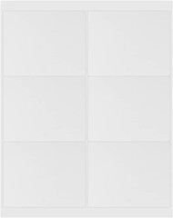 6000 Shipping Labels 4 X 3 1/3 Inches Mailing Address Blank White Self Adhesive