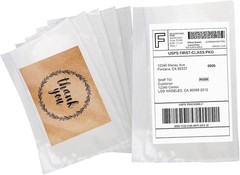 50-10000 6×9” Clear Envelope Pouches Slip Plastic Self Adhesive Shipping Label