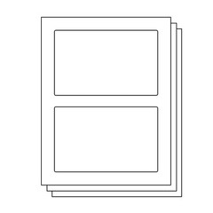 4-1/4 X 6-3/4 inch STAMPS.COM SDC-1200 Shipping Labels – 2 per sheet, 300 Lab…