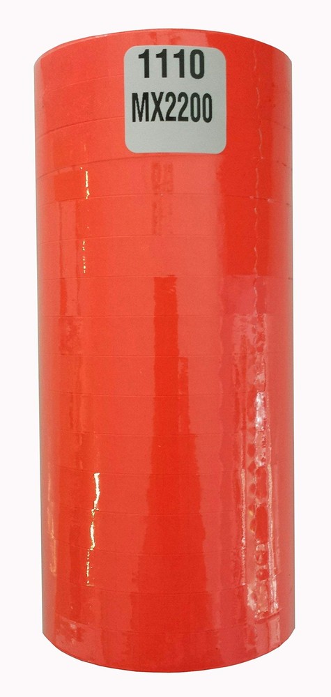 Fluorescent Red Labels 17000 Count for Monarch 1110 and Motex MX 2200 Tools