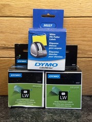 780 CT Labels Dymo 30327 White File Folder – 9/16″ x 3 7/16″ – New Lot Of 3