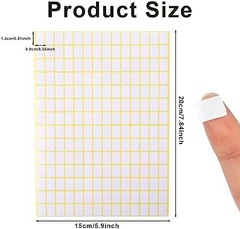 2940 Pcs Matte Small White Labels Stickers Blank Labels Removable Price Tags