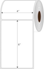 4 Rolls 4×6 Direct Thermal Shipping Labels – 500 per roll – 2000 labels