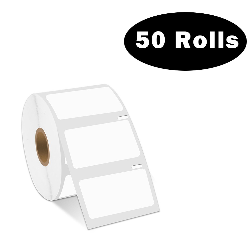 50 Rolls 1000 Multipurpose Direct Thermal Labels 30334 for DYMO LW 1-1/4″x2-1/4″