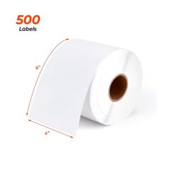 500 PCS 6×4 Inch Shipping Labels – Premium Self-Adhesive Thermal Printer Labels,