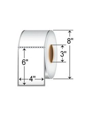 4000 4×6 Thermal Transfer Shipping Labels – 4 Rolls – 3″ Core – 1000 Per Roll,